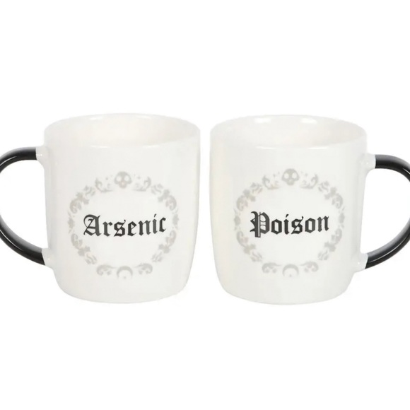 Gothic Poison and Arsenic Mug Set - Picture 2 of 2